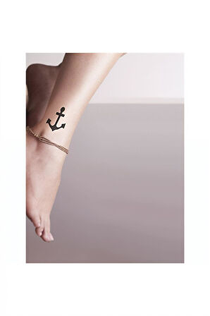 Alsepeteavm Kayık Çapası Tattoo Geçici Dövme Şablonları Kına Kalıpları