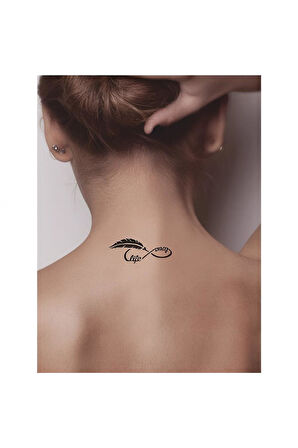 Alsepeteavm Sonsuz Özgürlük Hayatı Sevmekle Başlar Tattoo Geçici Dövme Şablonları Kına Kalıpları