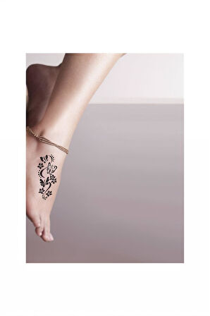 Alsepeteavm Bahar Şarkısı Kelebekler Tattoo Geçici Dövme Şablonları Kına Kalıpları