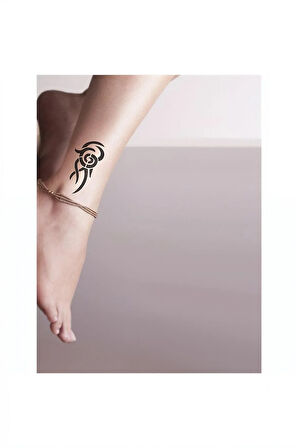 Alsepeteavm Trip Tribal Tattoo Geçici Dövme Şablonları Kına Kalıpları