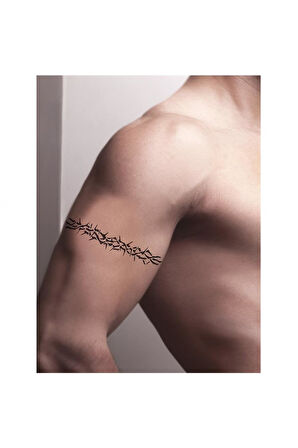 Alsepeteavm Dikenli Teller Tattoo Geçici Dövme Şablonları Kına Kalıpları