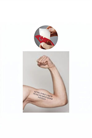 Alsepeteavm Ey!Türk Gençliği  Tattoo Geçici Dövme Şablonları Kına Kalıpları