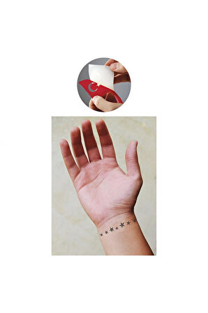 Alsepeteavm Yıldızlar Geçidi Tattoo Geçici Dövme Şablonları Kına Kalıpları