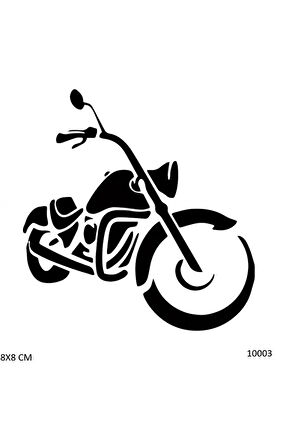 Alsepeteavm Motor Geçici Dövme Şablonu