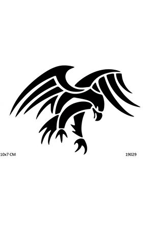 Alsepeteavm Keskin Kartal Geçici Dövme Şablonu