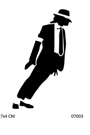 Alsepeteavm Michael Jackson Dans Geçici Dövme Şablonu