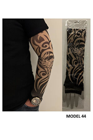 Alsepeteavm Giyilebilir Dövme Çift Kol 2 Adet Kol Çorap Dövmesi Sleeve tattoo Model44