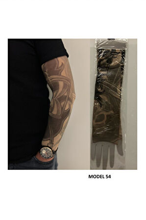 Alsepeteavm Giyilebilir Dövme Çift Kol 2 Adet Kol Çorap Dövmesi Sleeve tattoo Model54
