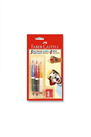 Alsepeteavm Faber Castel Yüz Boyama Kalemleri 6 Renk