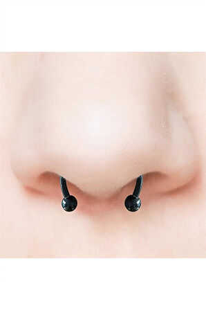 Alsepeteavm 36 Adet Birden Karışık Desen Siyah Renk Piercing