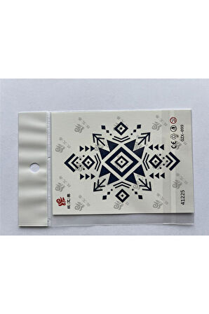 Alsepeteavm Motif Minimal 11x8 cm Yarı Kalıcı Geçici Dövme Yapıştırma Dövme