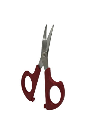 Plastik Saplı Eğri Nakış Makası (4.76 inç - 121mm) / HS-1663