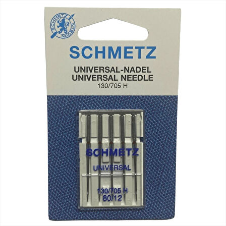 Ev Tipi Aile Dikiş Makinesi İğnesi / HAX1 SES 12/80 5 Adet