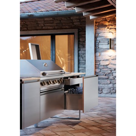 Steel Gea Brenta T28 Paslanmaz Çelik Outdoor Barbekü Mutfak Ünitesi