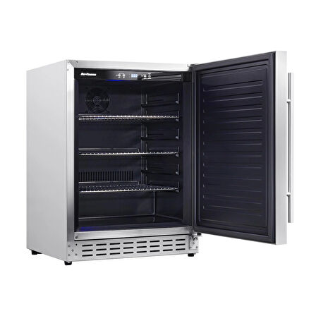 Berfmann Outdoor Tezgah Altı Ankastre Buzdolabı (Kapılı) - BUR113-SS