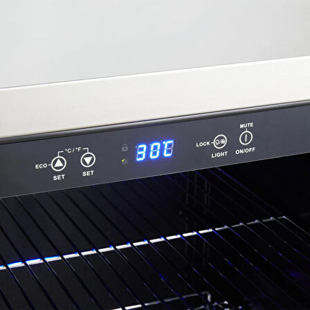 Berfmann Outdoor Tezgah Altı Ankastre Buzdolabı (Kapılı) - BUR113-SS