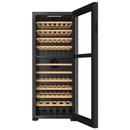 Berfmann Çift Bölmeli Şarap Dolabı ve Soğutucu (80 Şişelik)