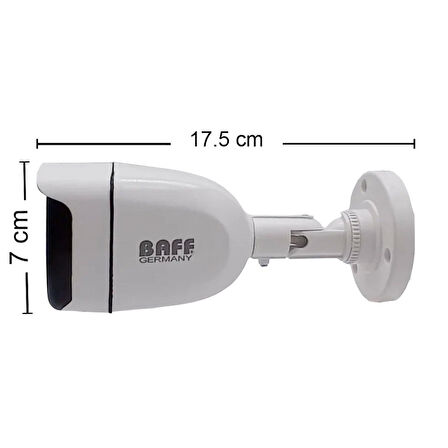 Baff Ahd-5217W 2 Mp 3.6 Mm 4 In 1 Ahd Bullet Kamera
