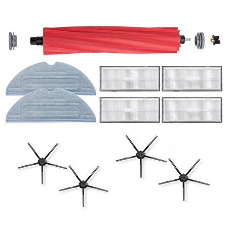 Roborock S7 Max V Robot Süpürge Uyumlu 11'lİ Yedek Parça Seti