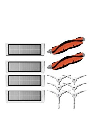 Xiaomi Vacuum Cleaner 1S  Robot Süpürge Uyumlu 12'li Yedek parça Seti 