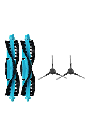 Viomi V2 Pro Robot Süpürge Uyumlu 4'lü Yedek Parça Seti