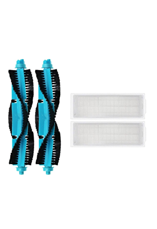 Viomi V2 Pro Robot Süpürge Uyumlu 4'lü Yedek Parça Seti