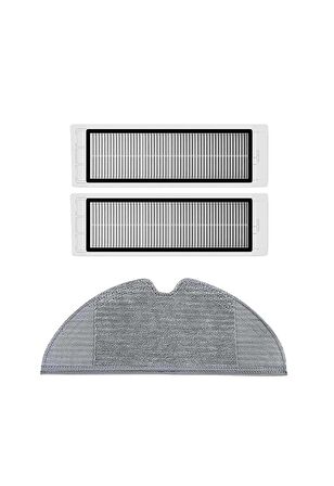 Xiaomi Trouver LDS Robot Süpürge Uyumlu 3'lü Yedek Parça Seti