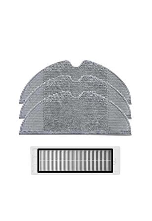 Xiaomi Trouver LDS Robot Süpürge Uyumlu 4'lü Yedek Parça Seti