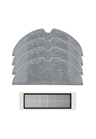 Xiaomi Trouver LDS Robot Süpürge Uyumlu 5'li Yedek Parça Seti