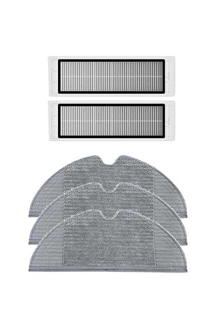 Xiaomi Trouver LDS Robot Süpürge Uyumlu 5'li Yedek Parça Seti