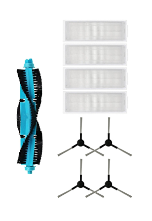 Viomi V3 Robot Süpürge Uyumlu 9'lu Yedek Parça Seti