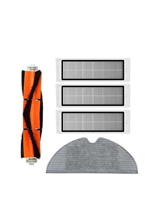 Xiaomi Trouver LDS Robot Süpürge Uyumlu 5'li Yedek Parça Seti