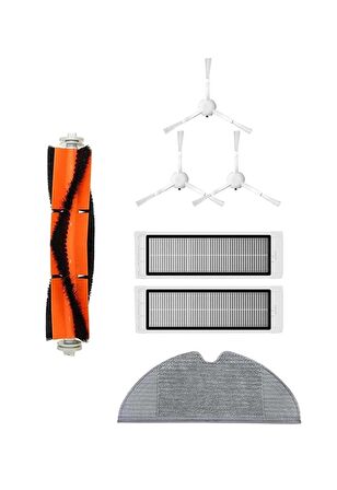 Xiaomi Trouver LDS Robot Süpürge Uyumlu 7'li Yedek Parça Seti