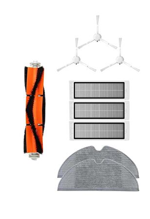 Xiaomi Trouver LDS Robot Süpürge Uyumlu 9'lu Yedek Parça Seti