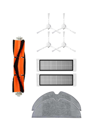 Xiaomi Trouver LDS Robot Süpürge Uyumlu 9'lu Yedek Parça Seti