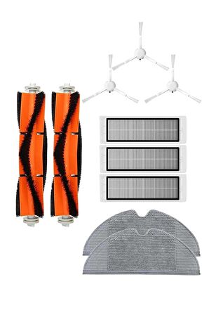 Xiaomi Trouver LDS Robot Süpürge Uyumlu 10'lu Yedek Parça Seti