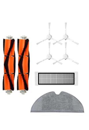 Xiaomi Trouver LDS Robot Süpürge Uyumlu 8'li Yedek Parça Seti