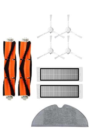 Xiaomi Trouver LDS Robot Süpürge Uyumlu 9'lu Yedek Parça Seti