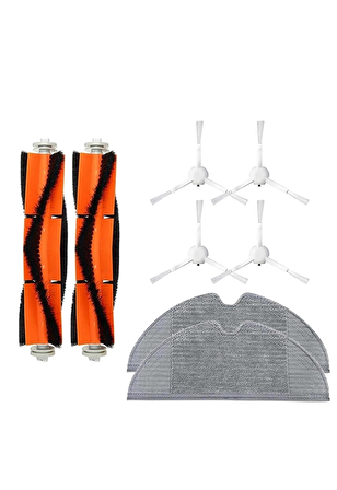 Xiaomi Trouver LDS Robot Süpürge Uyumlu 8'li Yedek Parça Seti