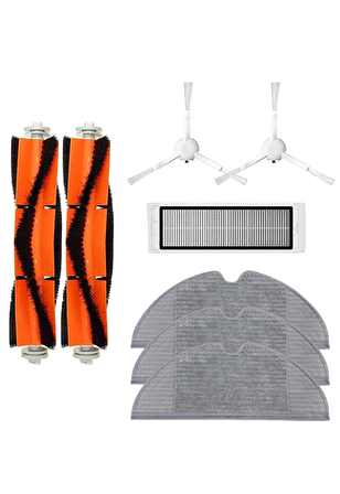 Xiaomi Vacuum Mop 2 Robot Süpürge Uyumlu 9'lu Yedek Parça Seti