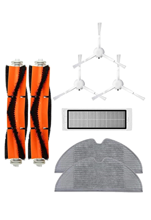 Xiaomi Vacuum Mop 2 Robot Süpürge Uyumlu 8'li Yedek Parça Seti