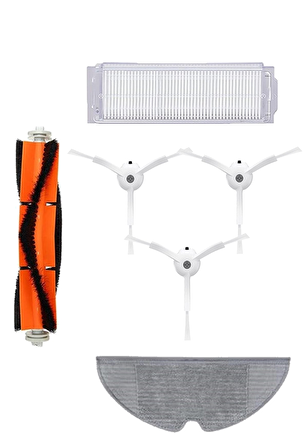 Xiaomi Vacuum Mop 2 Pro Robot Süpürge Uyumlu 6'lı Yedek Parça Seti