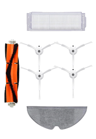 Xiaomi Vacuum Mop 2 Pro Robot Süpürge Uyumlu 7'li Yedek Parça Seti