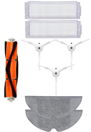 Xiaomi Vacuum Mop 2 Pro Robot Süpürge Uyumlu 8'li Yedek Parça Seti