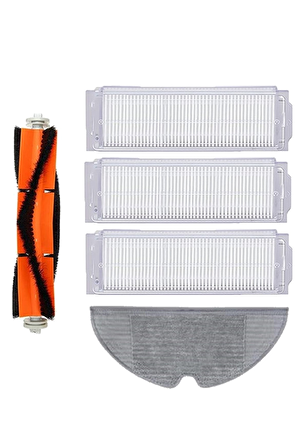 Xiaomi Vacuum Mop 2 Pro Robot Süpürge Uyumlu 5'li Yedek Parça Seti