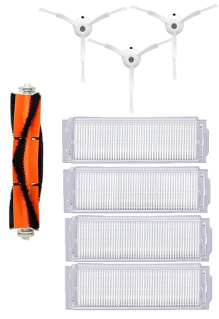 Xiaomi Vacuum Mop 2 Pro Robot Süpürge Uyumlu 8'li Yedek Parça Seti