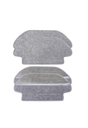 Viomi V3 Robot Süpürge Uyumlu 4'lü Mop Bezi- Yedek Parça Seti