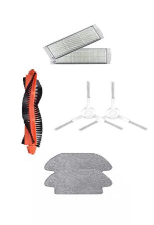 Xiaomi Mop Pro Robot Süpürge Uyumlu 7'li Yedek Parça Seti
