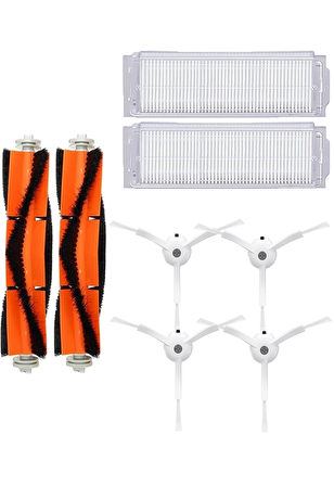 Xiaomi Vacuum Mop 2 Pro Robot Süpürge Uyumlu 8'li Yedek Parça Seti
