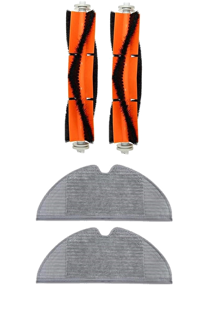 Xiaomi Vacuum Mop 2 Pro Robot Süpürge Uyumlu 4'lü Yedek Parça Seti